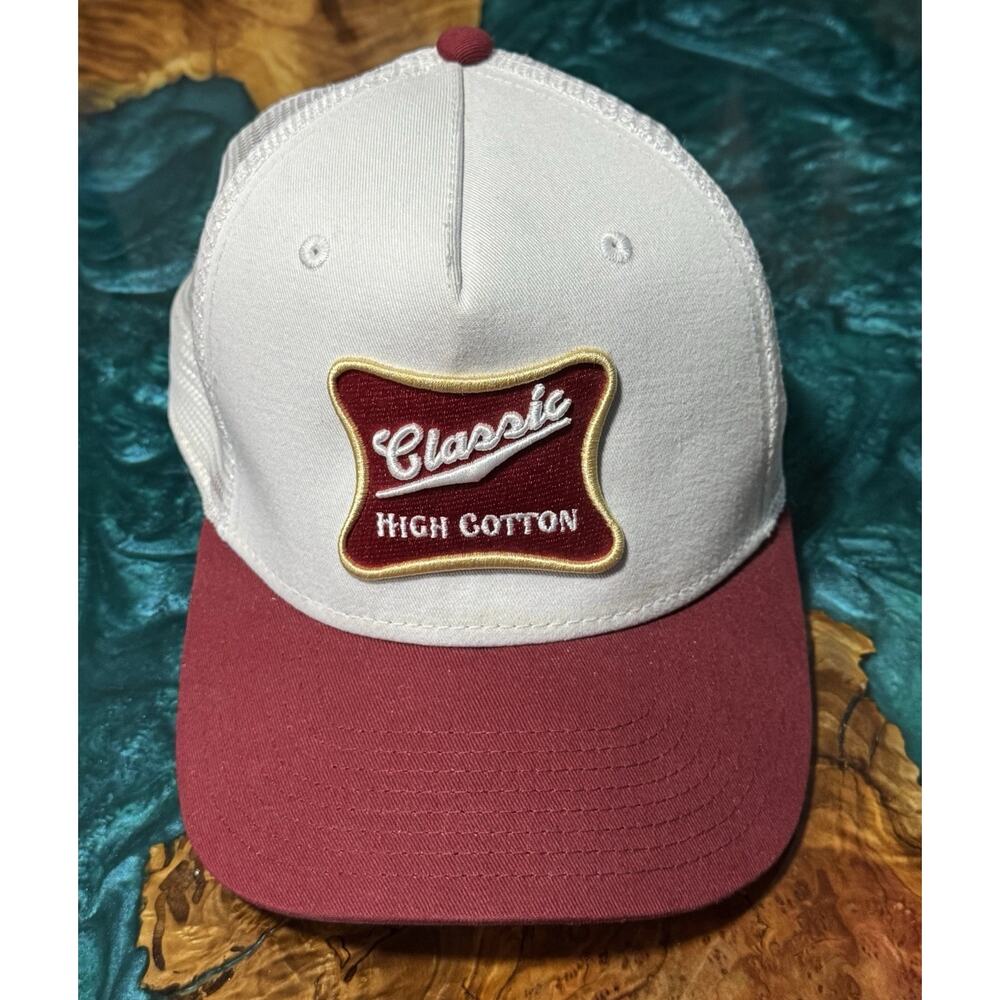 High Cotton Trucker Hat Embroidered Patch Snapback